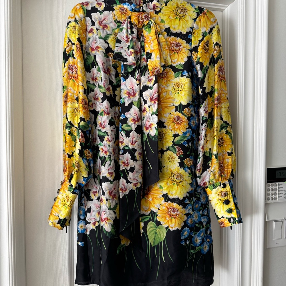 Gucci Multicolor Floral Blouse